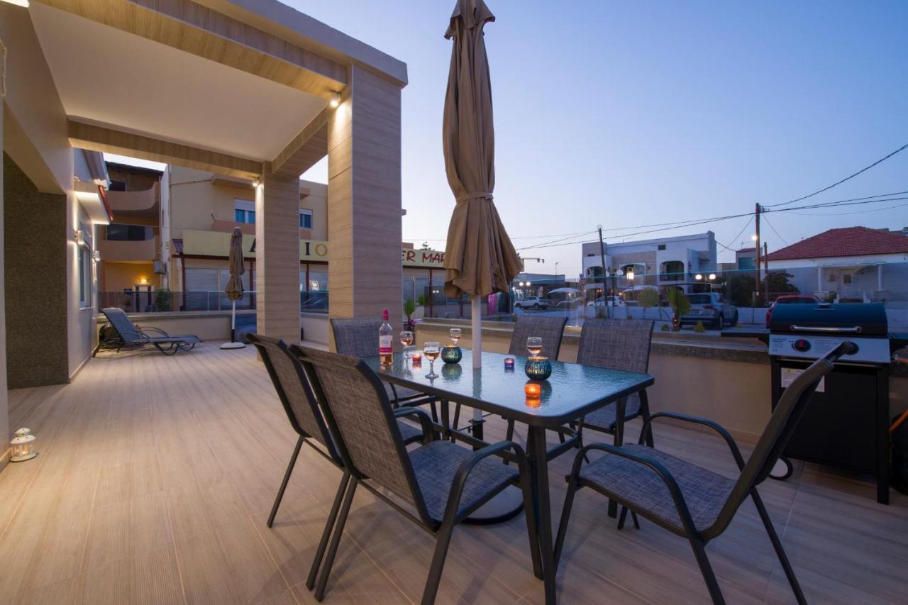 Luxury Villa Eva-Mari With Jacuzzi, 50M From The Beach Stalos Bagian luar foto