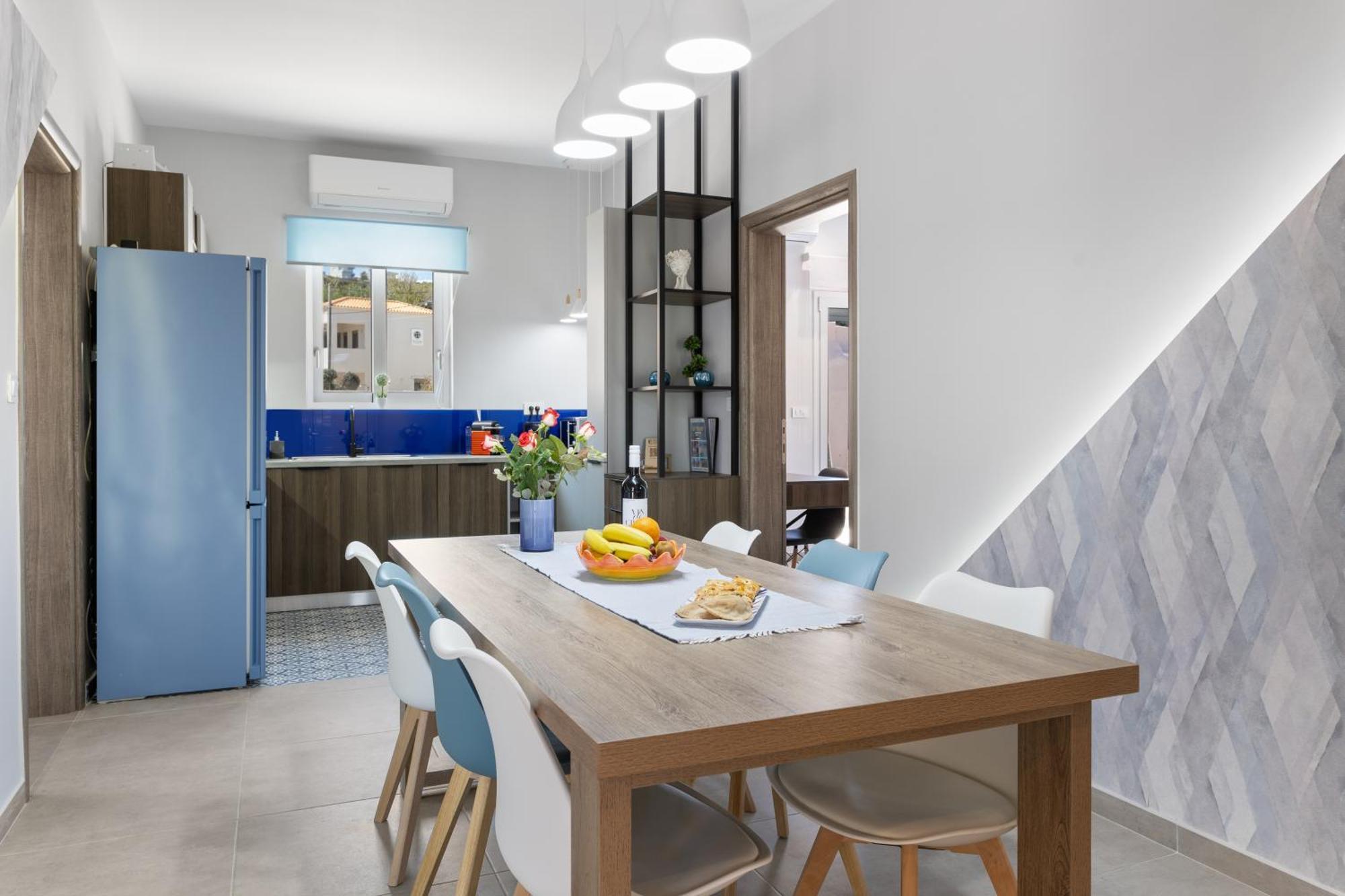 Luxury Villa Eva-Mari With Jacuzzi, 50M From The Beach Stalos Bagian luar foto